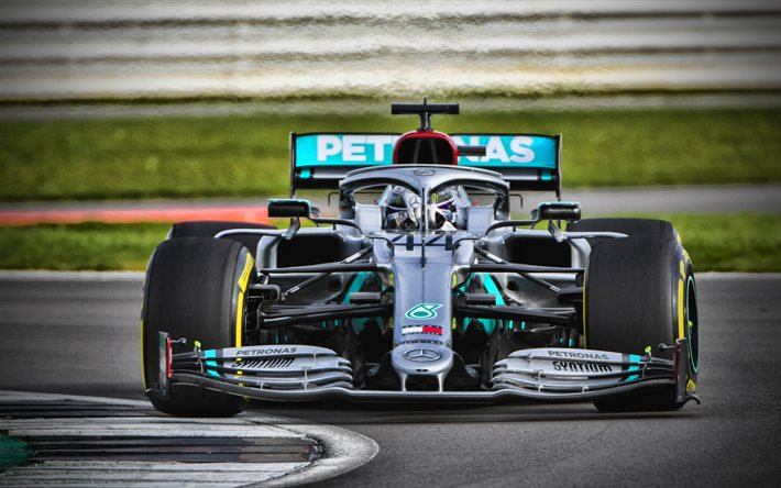4k, Mercedes-AMG F1 W11 EQ Performance, close-up, Lewis Hamilton, 2020 F1 cars, raceway, Formula 1, Mercedes-AMG Petronas Motorsport, new W11, F1, Mercedes-AMG F1 2020, F1 cars, Lewis Hamilton on track