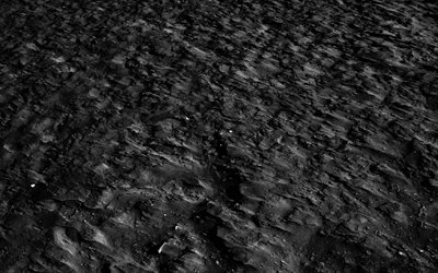 4k, negro de la textura del suelo, tierra negro, suelo negro, fondos, texturas de la tierra, del suelo, del patr&#243;n, de la tierra, con fondo negro