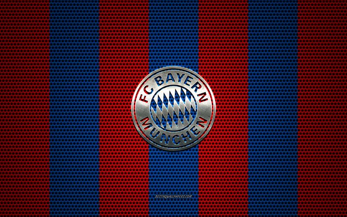 Download wallpapers FC Bayern Munich logo, German football club, metal ...