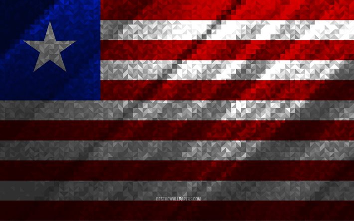 ダウンロード画像 リベリアの国旗 色とりどりの抽象化 リベリアモザイク旗 リベリア モザイクアート フリー のピクチャを無料デスクトップの壁紙