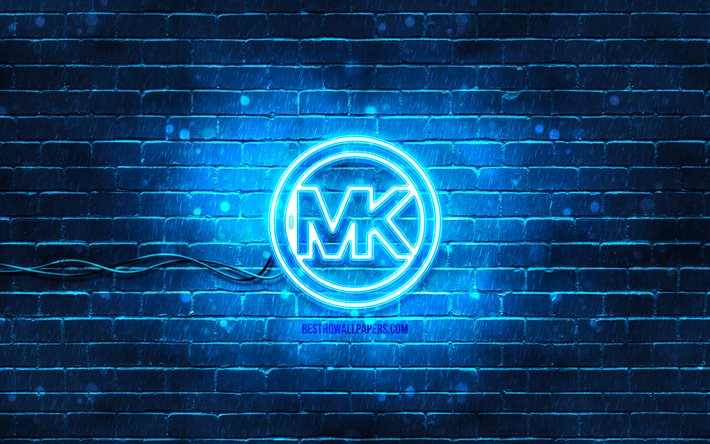 ダウンロード画像 マイケルコースのロゴ 4k 青いブリックウォール ファッションブランド マイケル コース Michael Kors フリー のピクチャを無料デスクトップの壁紙