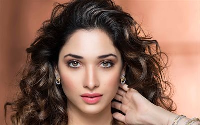 Tammana Bhatai, 4k, Bollywood, l&#39;actrice indienne, beaut&#233;, brunette, photoshoot