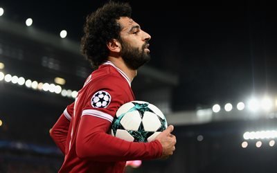 Mohamed Salah, 4K, Egyptian football player, Liverpool FC, Premier League, England