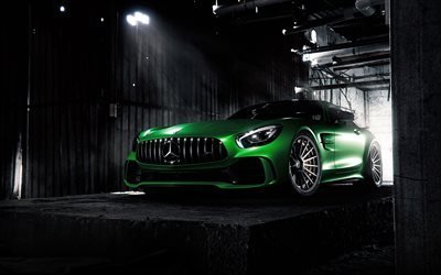 Forgiato Roues, tuning, Mercedes-AMG GT R, 2018 voitures, supercars, garage, AMG, Mercedes