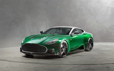 Aston Martin DB11, Mansory, 2018, Cyrus, vert supercar, vert coup&#233; sport, tuning, vert DB11, voitures Britanniques, Aston Martin