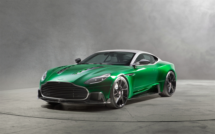 Aston Martin DB11, Mansory, 2018, Cyrus, verde, supercar, verde sport coupe tuning, verde DB11, le auto Inglesi, Aston Martin