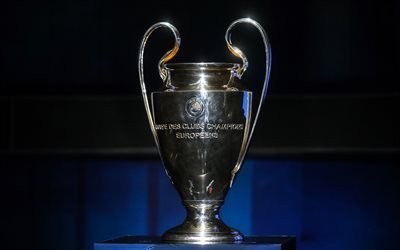 UEFA Champions League Cup, 4k, trophy, Champions League, UEFA