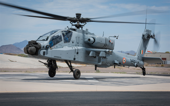 McDonnell Douglas AH-64 Apache, Amerikansk attackhelikopter, Indiska Flygvapnet, Indien, milit&#228;ra helikoptrar, EN-64E, Apache