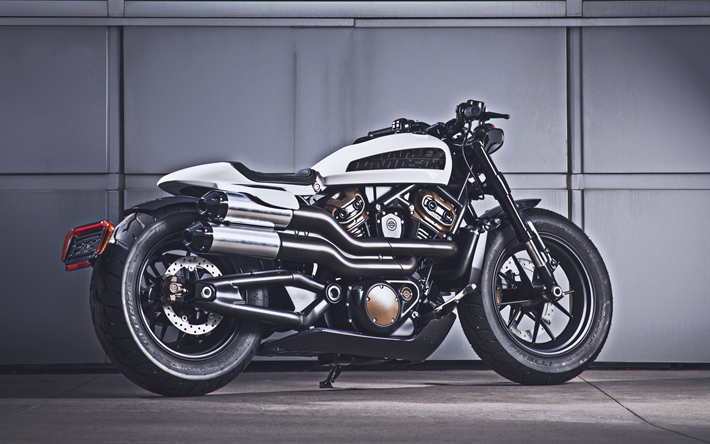 Harley-Davidson 2A Prototype, 4k, superbikes, et 2020 les v&#233;los, vue de c&#244;t&#233;, american motos, Harley-Davidson
