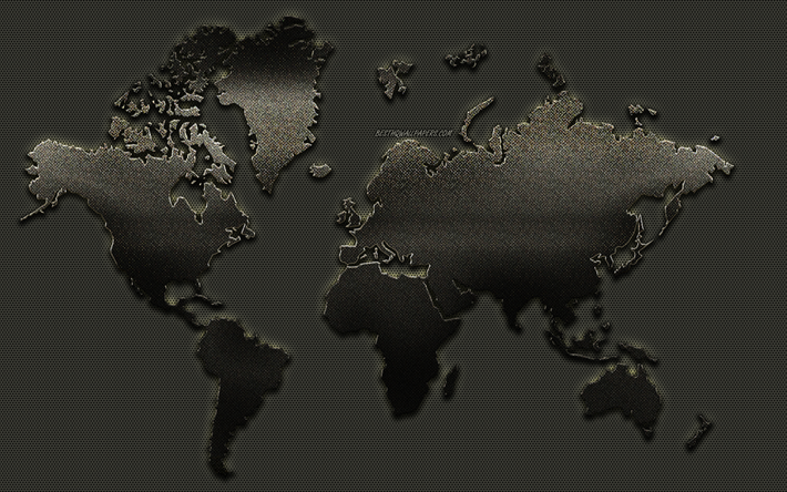 Mappa del mondo, Creativo, Arte del Metallo, maglia di metallo texture, metallo, mondo, mappa, elegante, arte, mappa dei concetti