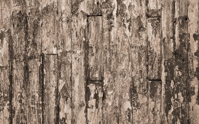 古い木製の質感板, 古い木造の背景, 木材, 茶木目, 板