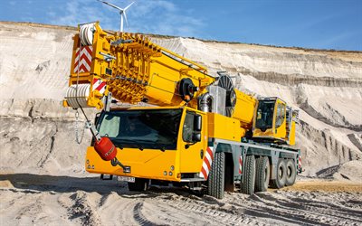 Liebherr LTM 1230-5-1, HDR, mobile cranes, 2022 cranes, construction machinery, special equipment, construction equipment, Liebherr