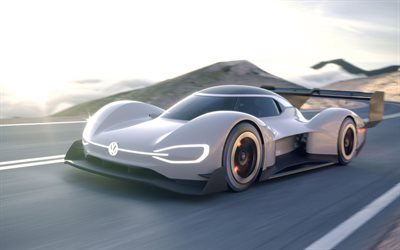 Volkswagen IDR Pikes Peak, 4k, hipercars, 2018 coches, supercars, VW, Volkswagen