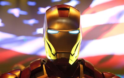 4k, Iron Man, close-up, 2018 film, superhj&#228;ltar, Tony Stark, Avengers Infinity Krig, IronMan