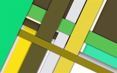 multicolored abstraction, material design, geometric shapes, brown green abstraction, geometric background
