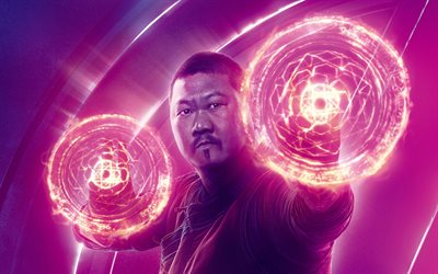 Wong, 4k, 2018 pel&#237;cula de superh&#233;roes, Avengers Infinity War, Benedict Wong