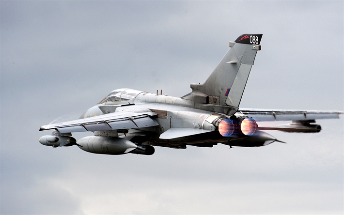 Panavia Tornado, GR4, Royal Air Force, GR4A, United Kingdom, British fighter-bomber, military aircraft