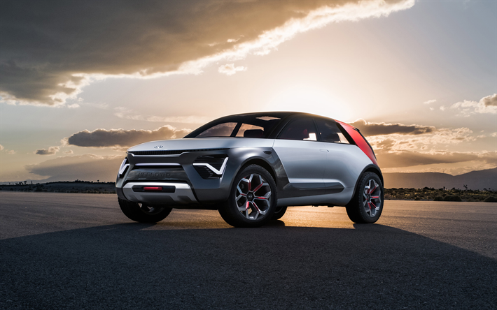 Kia HabaNiro Concept, 2019, le nouveau crossover, ext&#233;rieur, vue de face, les voitures cor&#233;ennes, Kia