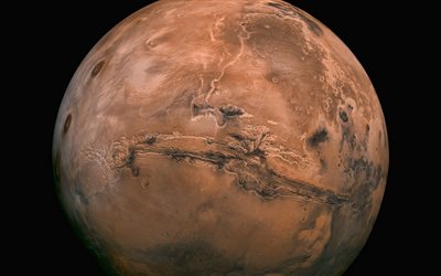 Mars, solar system, red planet, landscape of Mars, planets of the solar system