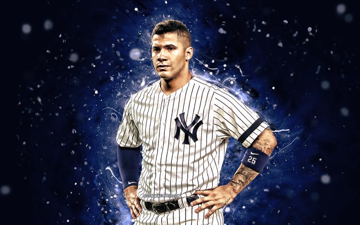 Download wallpapers Gleyber Torres, 4k, MLB, New York Yankees, pitcher ...