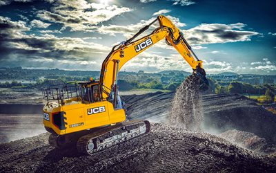 JCB 220X LC, Crawler excavator, construction machinery, new 220X LC, excavator, construction concepts, JCB