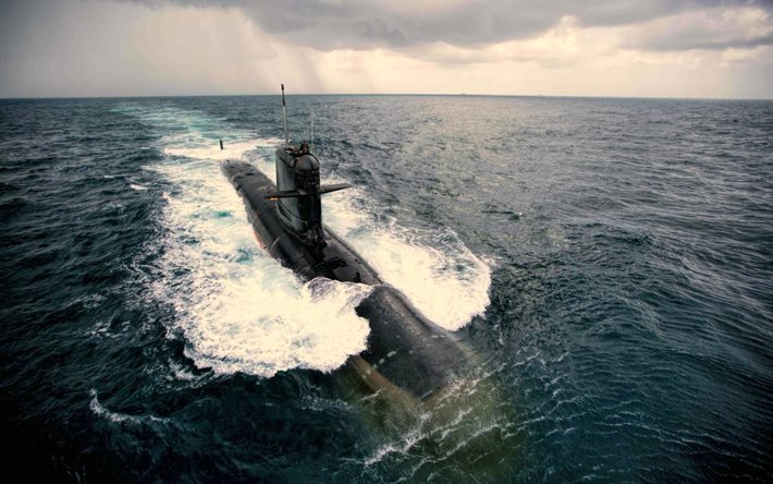 INS Kalvari, S21, Kalvari-classe de sous-marin diesel-&#233;lectrique sous-marin d&#39;attaque, d&#39;Indiens, de la Marine, de l&#39;Arm&#233;e Indienne, l&#39;Inde, le sous-marin