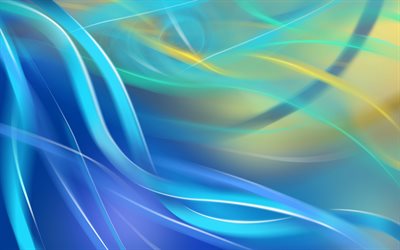 4k, blue 3D waves, blue abstact waves, creative, artwork, blue wavy background, wavy patterns, 3D waves, abstract waves