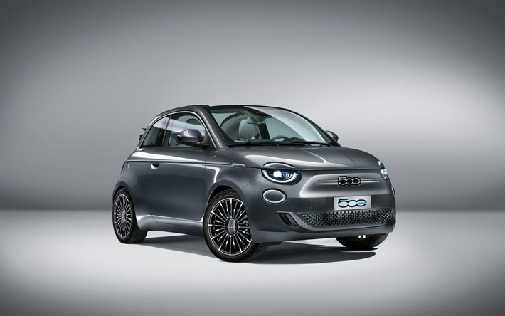 Fiat 500 de la Prima, 4k, coches compactos, 2020 coches, autos italianos, 2020 Fiat 500, Fiat