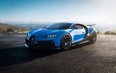 Bugatti Chiron Pur Esporte, 4k, hypercars, 2020 carros, supercarros, 2020 Bugatti Chiron, franc&#234;s carros, Bugatti