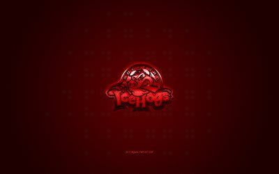 روكفورد IceHogs, أمريكا هوكي نادي, أهل, الشعار الأحمر, الحمراء من ألياف الكربون الخلفية, الهوكي, روكفورد, إلينوي, الولايات المتحدة الأمريكية, روكفورد IceHogs شعار