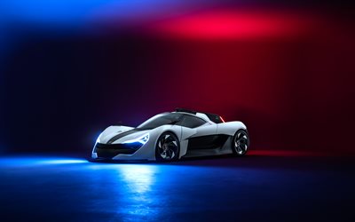 APEX AP-0 Concept, 4k, supercars, 2020 cars, hypercars, APEX