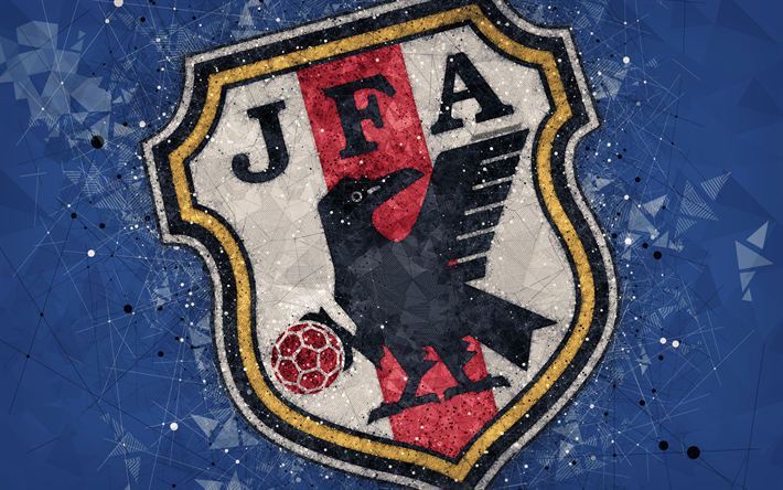 ダウンロード画像 日本サッカーチーム 4k 幾何学的な美術 ロゴ 青抽象的背景 アジアサッカー連盟 アジア エンブレム 日本 サッカー Afc グランジスタイル クリエイティブ アート フリー のピクチャを無料デスクトップの壁紙