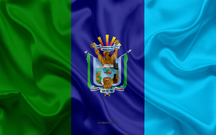 Download Wallpapers Flag Of Santa Elena Province 4k Silk Flag Ecuadorian Province Santa Elena Province Silk Texture Ecuador Santa Elena Province Flag Provinces Of Ecuador For Desktop Free Pictures For Desktop Free
