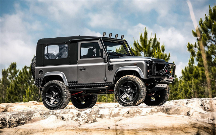 Land Rover Defender 90 Convertible, offroad, 2019 cars, SUVs, East Coast Defender, tuning, 2019 Land Rover Defender, Land Rover