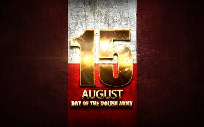 Day of the Polish Army, August 15, golden signs, Polish national holidays, 3 May Constitution Day, Poland Public Holidays, Poland, Europe