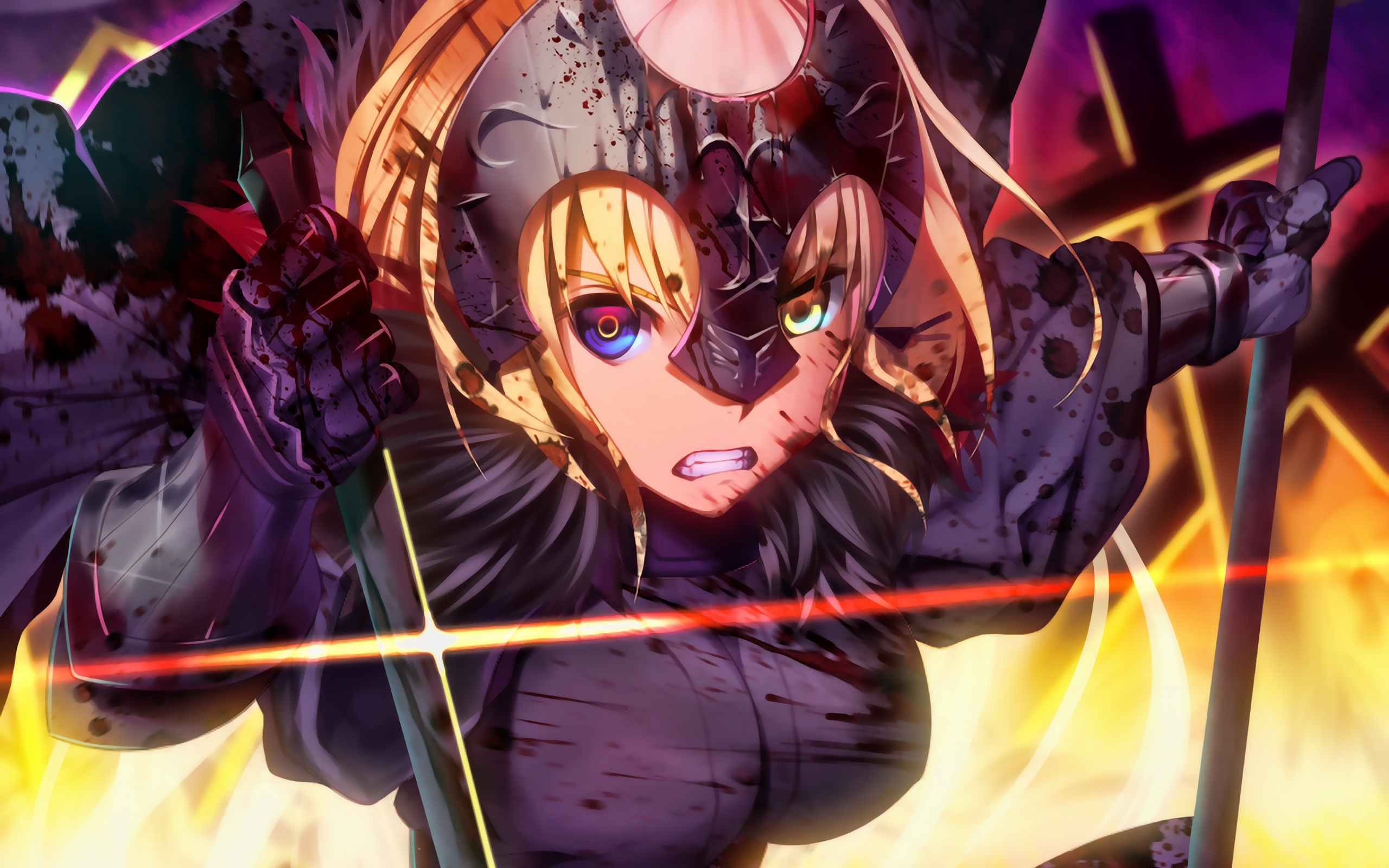 Download wallpapers Jeanne d Arc, battle, Fate Grand Order, Alter ...