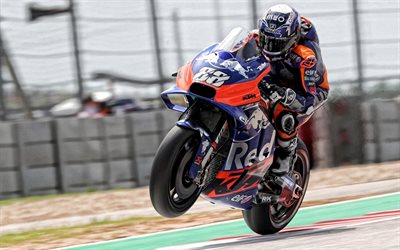 Miguel Oliveira, Red Bull KTM Tech3, Portuguese motorcycle racer, KTM RC16, race track, Austrian motorcycle racing, MotoGP