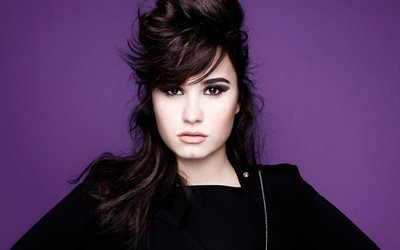 Demi Lovato, American singer, portrait, brunette, Demetria Devonne Lovato