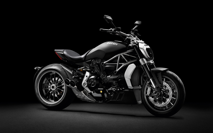Ducati XDiavel, Cruiser, Noir, motos, v&#233;lo cool, italien de motos