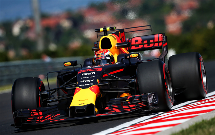 Download Wallpapers 4k Max Verstappen 2017 Raceway Red Bull Racing Rb13 Formula 1 F1 Formula One For Desktop Free Pictures For Desktop Free