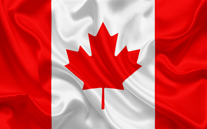Kanada Kanada Bayrağı, Kanada, Kuzey Amerika, ipek, bayrak