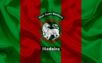 Club Sport Maritimo, Portuguese football club, flag, emblem, Portugal, football
