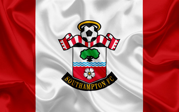 Southampton, Clube De Futebol, Premier League, futebol, Reino Unido, Inglaterra, Southampton emblema, logo, Clube de futebol ingl&#234;s