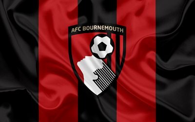 Bournemouth, football club, Premier League, football, United Kingdom, England, flag, emblem, Bournemouth logo, English football club
