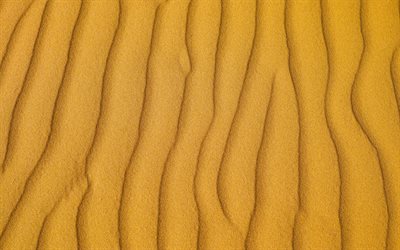 ondas de areia amarelas, textura de areia, textura de ondas de areia, fundo com ondas de areia, fundo de areia, textura de deserto