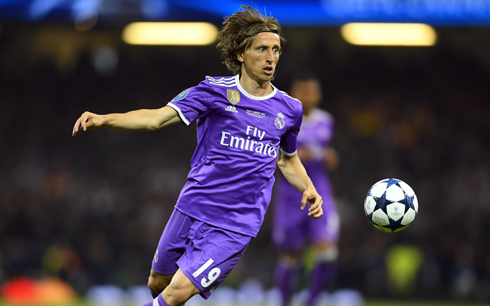 Luka Modric, 4k, de f&#250;tbol, La Liga, el Real Madrid, los futbolistas