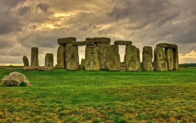Stonehenge, cromlech, megalithic structure, Wiltshire, England, United Kingdom