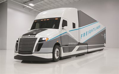Freightliner Super Truck, A Daimler Super Truck, Mercedes AROCS, caminh&#245;es do futuro, de camionagem
