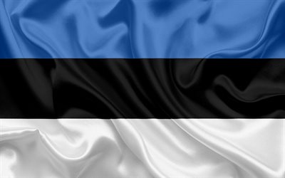 Estonian flag, Estonia, Europe, the flag of Estonia