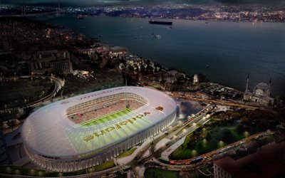Vodafone Park, yeni Futbol Stadyumu, Beşiktaş JK, İstanbul, T&#252;rkiye, spor sahaları